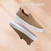 imageSTQ Womens Wide Toe Box Barefoot Shoes Knit Casual Slip on Shoes for SummerOre Brown