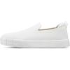 imageSTQ Womens Wide Toe Box Barefoot Shoes Knit Casual Slip on Shoes for SummerVanilla White