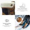 imageSTQ Womens Winter Duck Boots Waterproof Cold Weather Snow BootsAntique Navy Tan