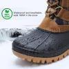 imageSTQ Womens Winter Duck Boots Waterproof Cold Weather Snow BootsAntique Navy Tan