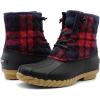 imageSTQ Duck Boots for Women Waterproof Winter Boots Quilted Snow BootsMultiPlaid