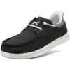 imageSTQ Slip On Women Boat ShoesOrthopedic Plantar Fasciitis Relief Ultralight Arch Support SneakersCharcoal Grey