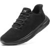 imageSTQ Slip on Sneakers Womens Walking Shoes Tennis Orthopedic Arch Support Non Resistant Lightweight Comfort Maternity Pregnant NurseAll Black