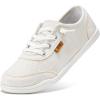 imageSTQ Women Slip On Shoeswith Orthopedic Insole Low Top Classic Fashion Canvas Sneakers  Plantar Fasciitis ShoesBeige