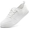 imageSTQ Womens Slip On Shoes Orthopedic Walking Sneakers Casual Low Top Tennis Comfortable ClassicVanilla White