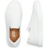 imageSTQ Womens Wide Toe Box Barefoot Shoes Knit Casual Slip on Shoes for SummerVanilla White