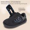 imageBaby Shoes Boys Girls Infant Toddler Sneakers Barefoot Wide Toe Box Walking NonSlip Lightweight Comfortable First Walking Tennis Outdoor ActivitiesAll Black