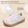 imageBaby Shoes Boys Girls Infant Toddler Sneakers Barefoot Wide Toe Box Walking NonSlip Lightweight Comfortable First Walking Tennis Outdoor ActivitiesBeige White