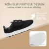 imageBaby Shoes Boys Girls Infant Toddler Sneakers Barefoot Wide Toe Box Walking NonSlip Lightweight Comfortable First Walking Tennis Outdoor ActivitiesBlack White