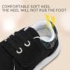 imageBaby Shoes Boys Girls Infant Toddler Sneakers Barefoot Wide Toe Box Walking NonSlip Lightweight Comfortable First Walking Tennis Outdoor ActivitiesBlack White