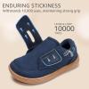 imageBaby Shoes Boys Girls Infant Toddler Sneakers Barefoot Wide Toe Box Walking NonSlip Lightweight Comfortable First Walking Tennis Outdoor ActivitiesNavy