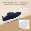 imageBaby Shoes Boys Girls Infant Toddler Sneakers Barefoot Wide Toe Box Walking NonSlip Lightweight Comfortable First Walking Tennis Outdoor ActivitiesNavy Blue