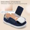 imageBaby Shoes Boys Girls Infant Toddler Sneakers Barefoot Wide Toe Box Walking NonSlip Lightweight Comfortable First Walking Tennis Outdoor ActivitiesNavy Blue