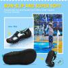 imageBoys Girls Water Shoes QuickDry Wide Toe Box Shoes Toddler Cute Beach Swim Pool ShoesToddlerLittle KidBlackGreen