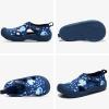 imageBoys Girls Water Shoes QuickDry Wide Toe Box Shoes Toddler Cute Beach Swim Pool ShoesToddlerLittle KidLight Blue Dinosaur