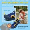 imageBoys Girls Water Shoes QuickDry Wide Toe Box Shoes Toddler Cute Beach Swim Pool ShoesToddlerLittle KidNavy Space