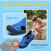 imageBoys Girls Water Shoes QuickDry Wide Toe Box Shoes Toddler Cute Beach Swim Pool ShoesToddlerLittle KidSapphire Blue Shark