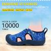 imageBoys Girls Water Shoes QuickDry Wide Toe Box Shoes Toddler Cute Beach Swim Pool ShoesToddlerLittle KidSapphire Blue Shark