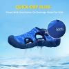 imageBoys Girls Water Shoes QuickDry Wide Toe Box Shoes Toddler Cute Beach Swim Pool ShoesToddlerLittle KidSapphire Blue Shark