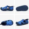 imageBoys Girls Water Shoes QuickDry Wide Toe Box Shoes Toddler Cute Beach Swim Pool ShoesToddlerLittle KidSapphire Blue Shark