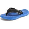 imageFlip Flops Girls Boys Unisex Summer SandalsBlack Atlantic Blue