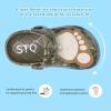 imageSTQ Kids Garden Clogs with Backstrap  Slip on Boys Girls Water Sandals  Fuzzy Lined Slippers  Toddler Little Kid Big Kid01 Khaki Camo