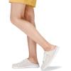 imageSTQ Slip On Mule Sneakers Slide on Canvas Shoes Casual Blackless Orthopedic Shoes with Arch Support Warm Wood Beige Size 6Warm Wood Beige
