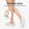 imageSTQ Slip On Shoes for Women Fashion Sneakers Elees Quilted 20 Comfort Casual Fall LoafersBeige