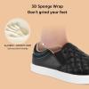 imageSTQ Slip On Shoes for Women Fashion Sneakers Elees Quilted 20 Comfort Casual Fall LoafersBlack