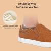 imageSTQ Slip On Shoes for Women Fashion Sneakers Elees Quilted 20 Comfort Casual Fall LoafersBrown