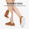 imageSTQ Slip On Shoes for Women Fashion Sneakers Elees Quilted 20 Comfort Casual Fall LoafersBrown