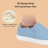 imageSTQ Slip On Shoes for Women Fashion Sneakers Elees Quilted 20 Comfort Casual Fall LoafersDenim Blue