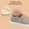imageSTQ Slip On Shoes for Women Fashion Sneakers Elees Quilted 20 Comfort Casual Fall LoafersTaupe