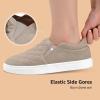 imageSTQ Slip On Shoes for Women Fashion Sneakers Elees Quilted 20 Comfort Casual Fall LoafersTaupe