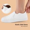 imageSTQ Slip On Shoes for Women Fashion Sneakers Elees Quilted 20 Comfort Casual Fall LoafersWhite