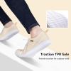 imageSTQ Slip on Sneakers for Women Casual Canvas Shoes Machine WashableBeige