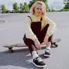 imageSTQ Slip on Sneakers for Women Casual Canvas Shoes Machine WashableBlack