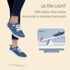 imageSTQ Slip on Sneakers for Women Casual Canvas Shoes Machine WashableDenim Blue