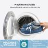 imageSTQ Slip on Sneakers for Women Casual Canvas Shoes Machine WashableDenim Blue