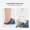 imageSTQ Slip on Sneakers for Women Casual Canvas Shoes Machine WashableDenim Blue
