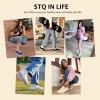 imageSTQ Slip on Sneakers for Women Casual Canvas Shoes Machine WashableIron Grey