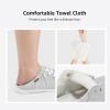 imageSTQ Slip on Sneakers for Women Casual Canvas Shoes Machine WashableIron Grey