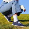 imageSTQ Slip on Sneakers for Women Casual Canvas Shoes Machine WashableNavy