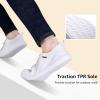 imageSTQ Slip on Sneakers for Women Casual Canvas Shoes Machine WashableWhite