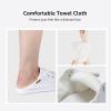 imageSTQ Slip on Sneakers for Women Casual Canvas Shoes Machine WashableWhite
