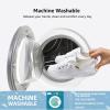 imageSTQ Slip on Sneakers for Women Casual Canvas Shoes Machine WashableWhite