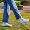 imageSTQ Slip on Sneakers for Women Casual Canvas Shoes Machine WashableWhite