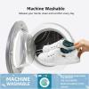 imageSTQ Slip on Sneakers for Women Casual Canvas Shoes Machine WashableWhite Monstera