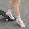imageSTQ Womens Fashion Sneakers Slip On Shoes for Women Lightweight Canvas Sneakers Powder Blusher Pink Size 6