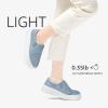 imageSTQ Womens Platform Sneakers Slip On Business Casual Shoes Quilted Fall Loafers Comfortable LightweightDenim Blue